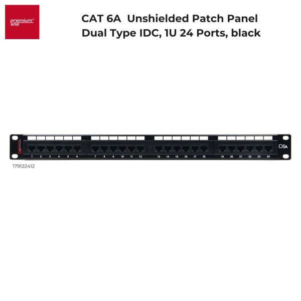 Cat. 6A 1U Unshielded